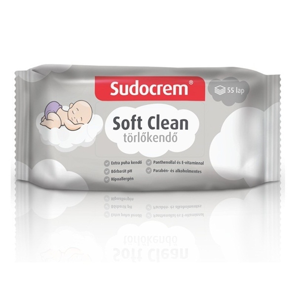 Sudocrem popsitörlő Soft Clean